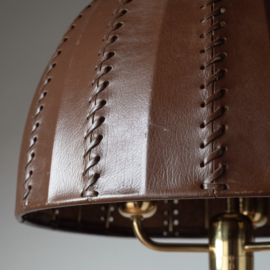 Hans-Agne Jakobsson Leather Pendant, 1960s