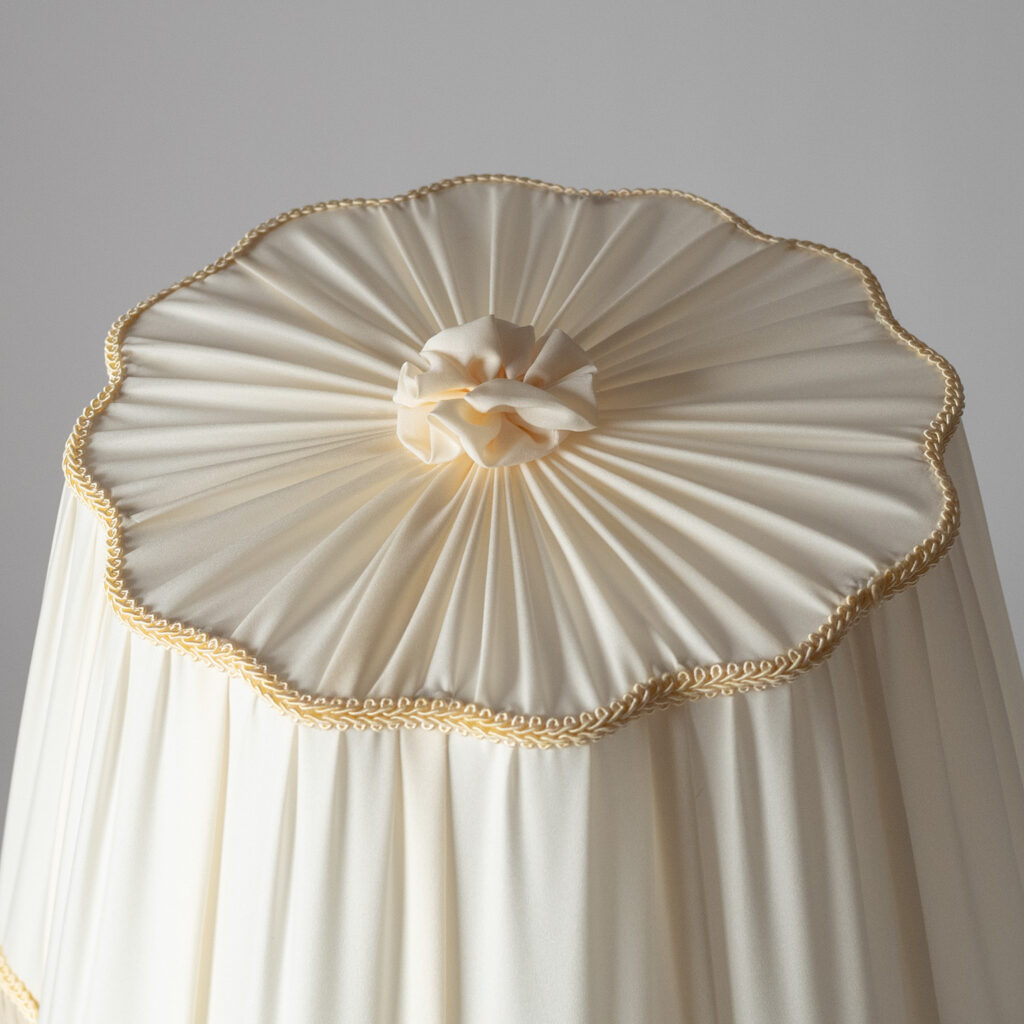 Tall Swedish Wood Table Lamp, circa 1940