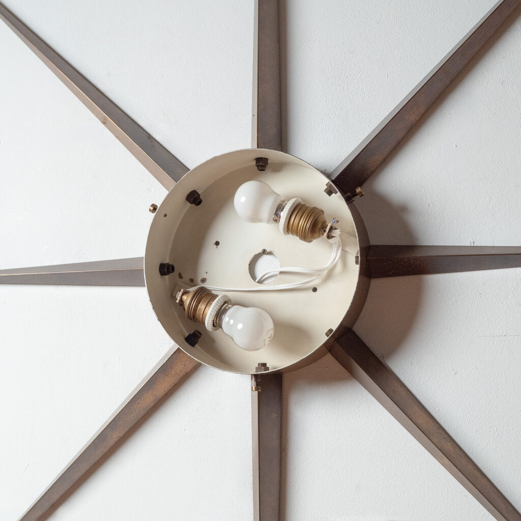 Large Gio Ponti Ceiling Or Wall Light, circa 1960
