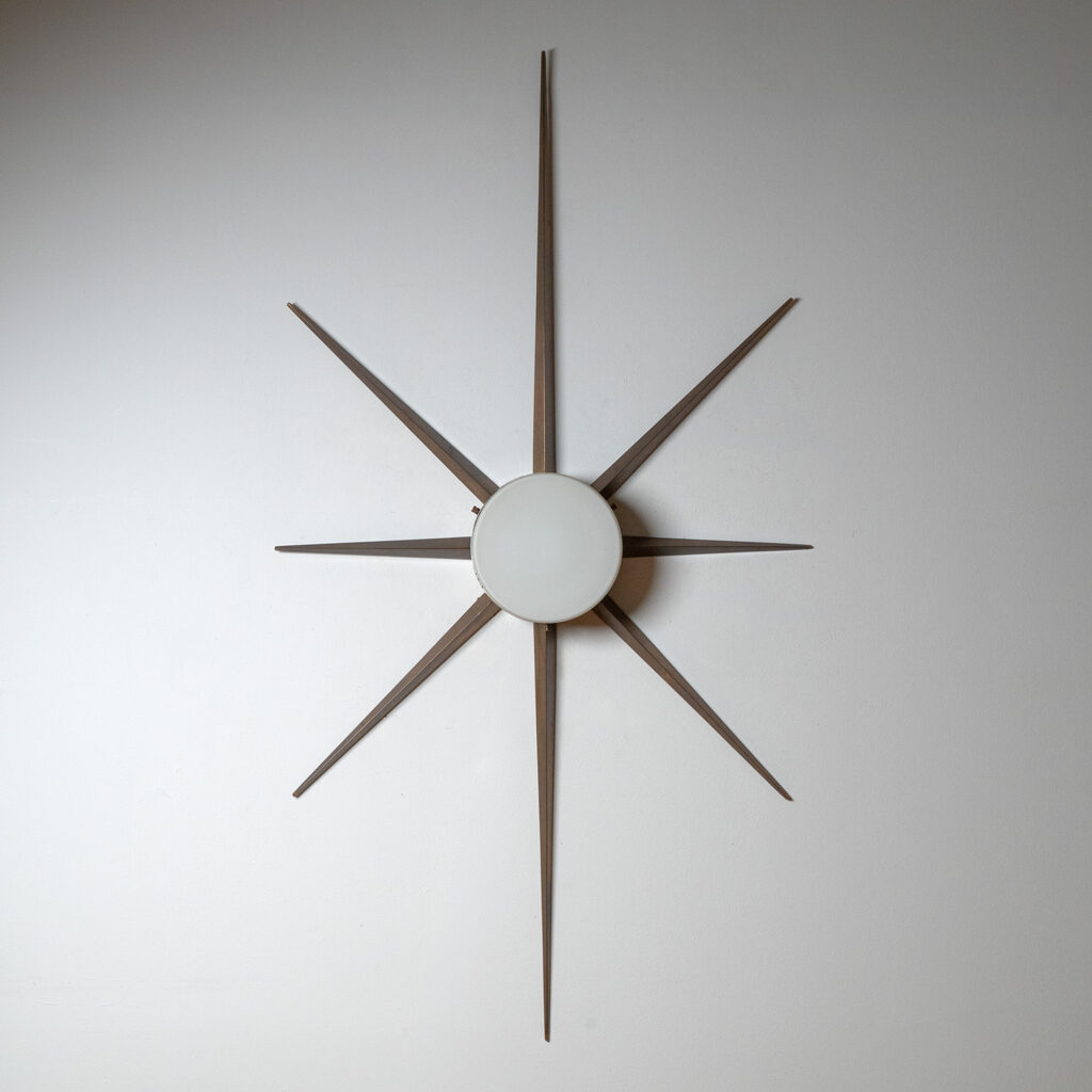 Large Gio Ponti Ceiling Or Wall Light, circa 1960