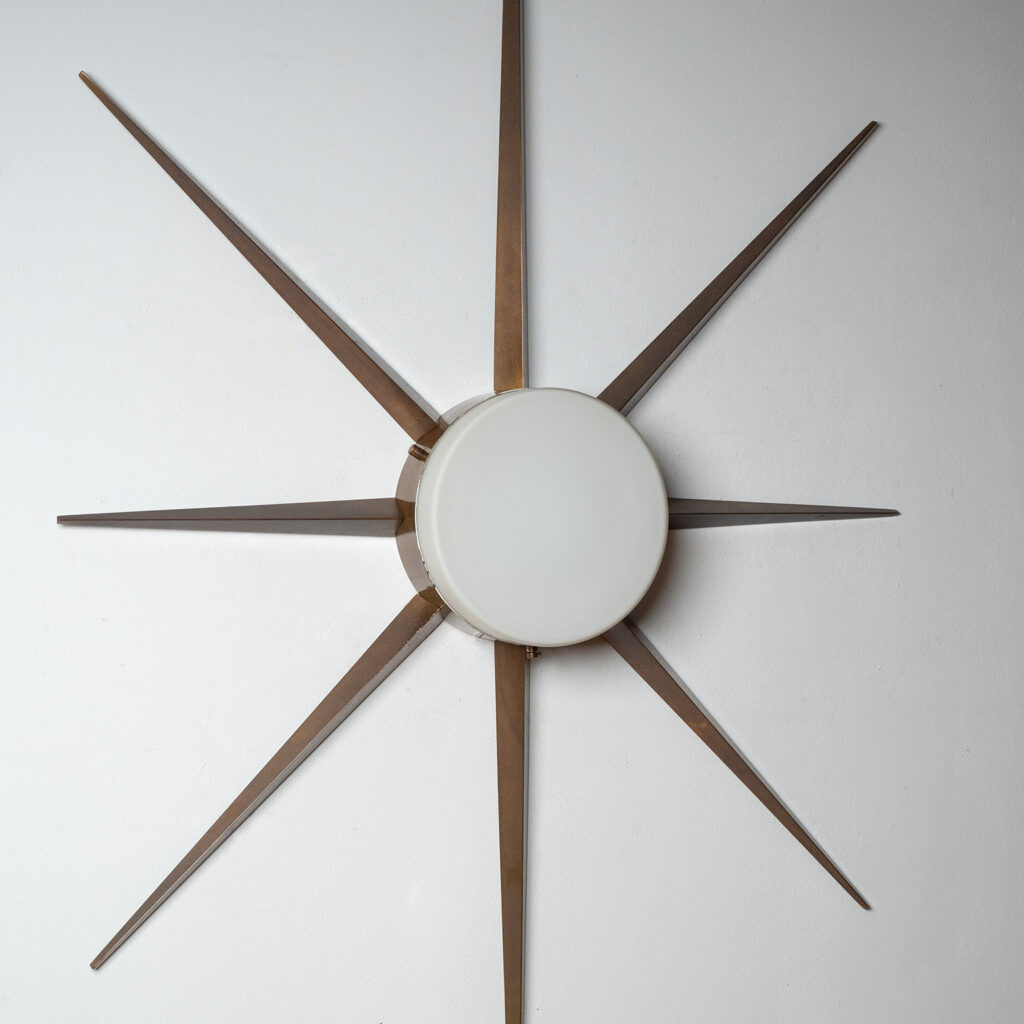 Large Gio Ponti Ceiling Or Wall Light, circa 1960