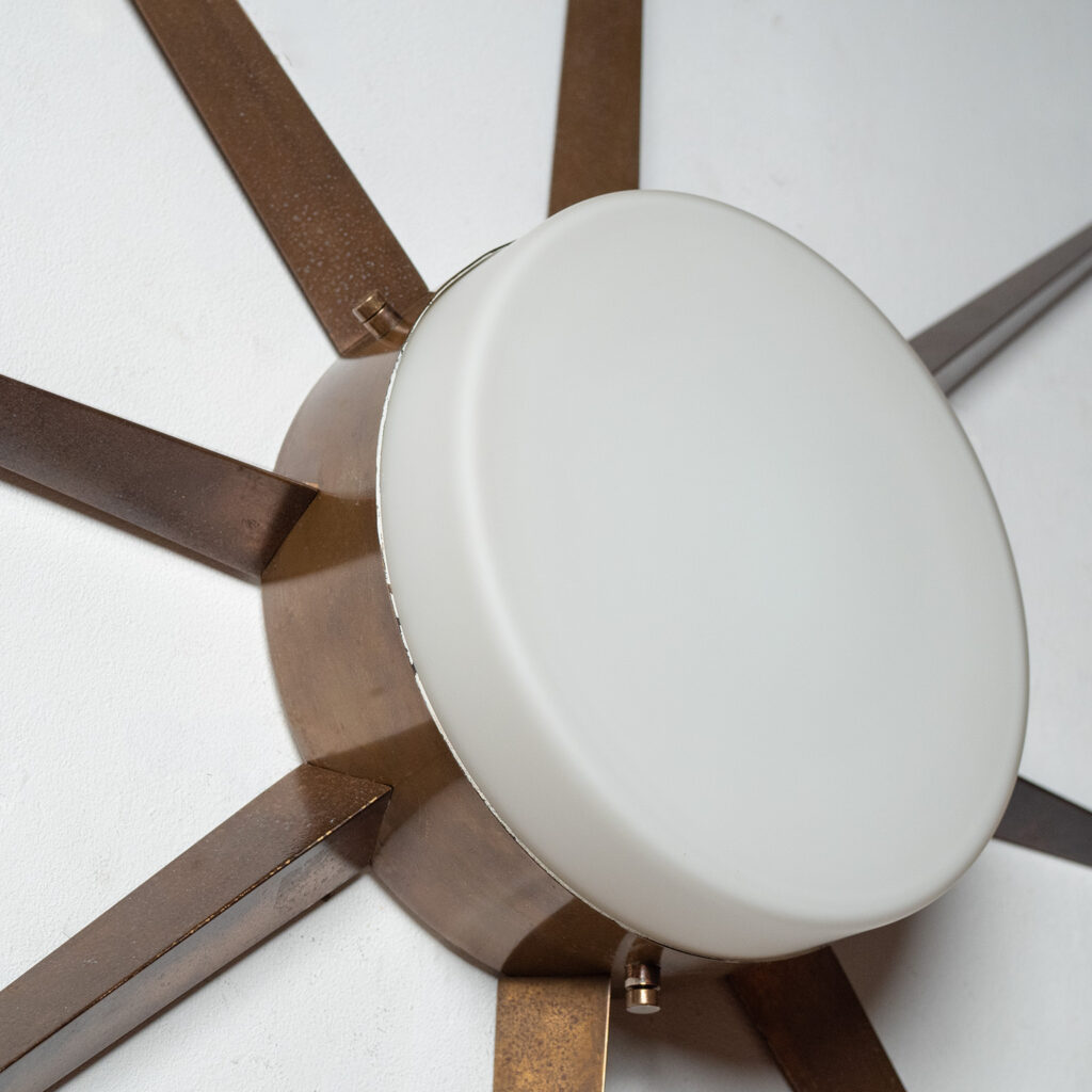 Large Gio Ponti Ceiling Or Wall Light, circa 1960