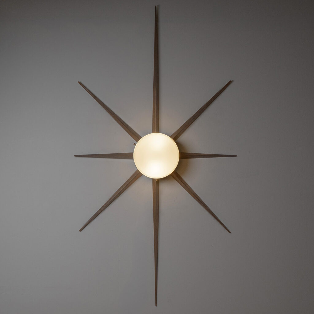 Large Gio Ponti Ceiling Or Wall Light, circa 1960