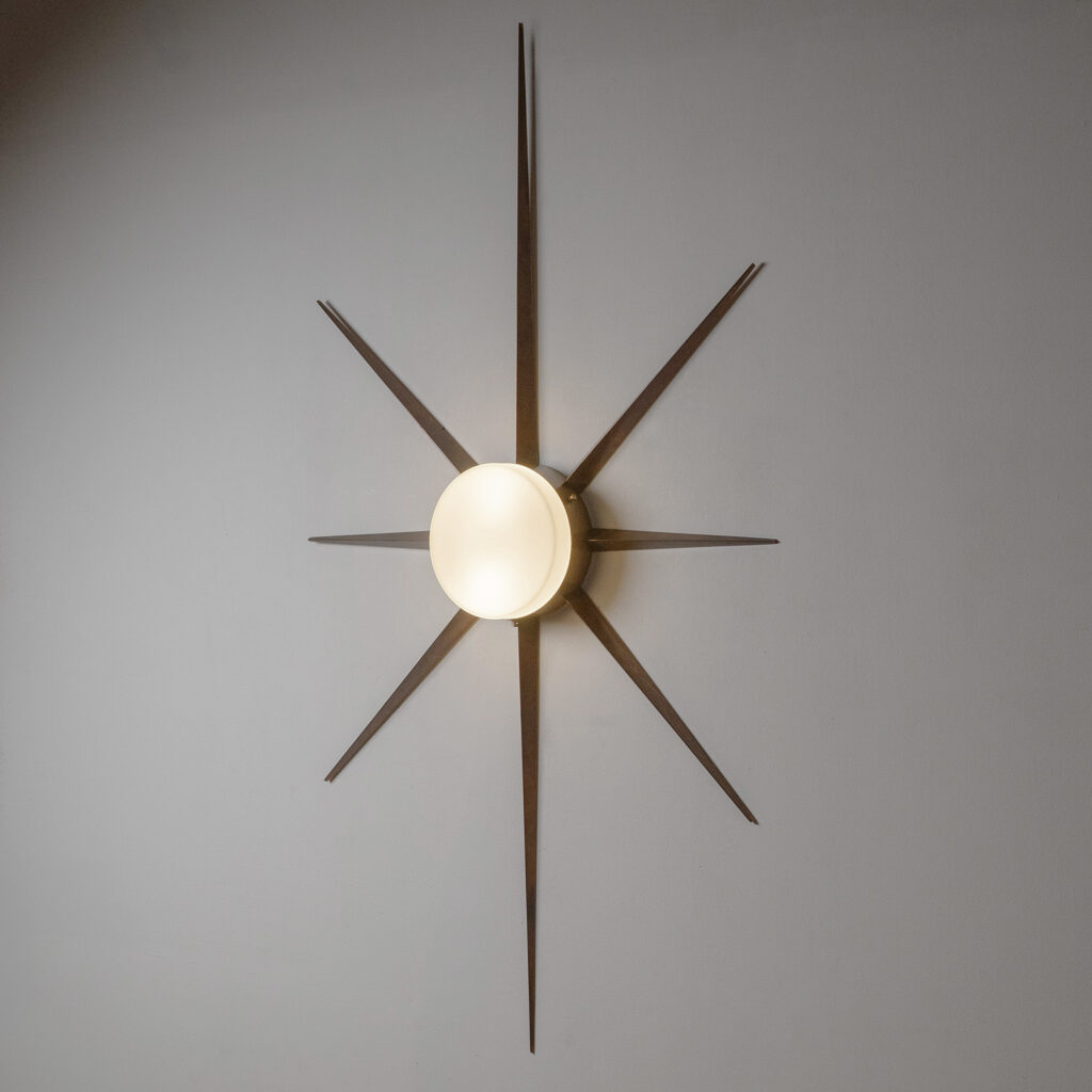 Large Gio Ponti Ceiling Or Wall Light, circa 1960