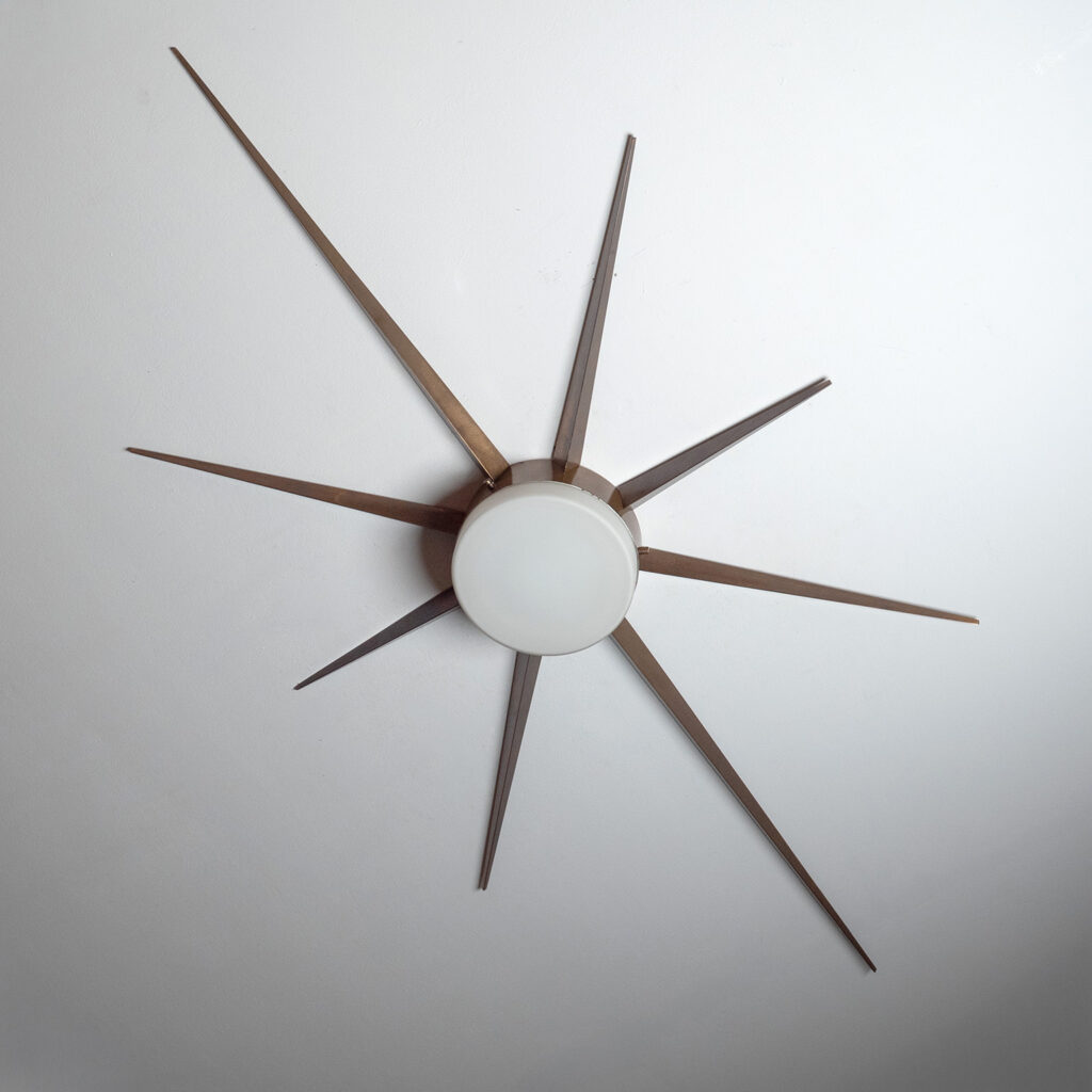 Large Gio Ponti Ceiling Or Wall Light, circa 1960