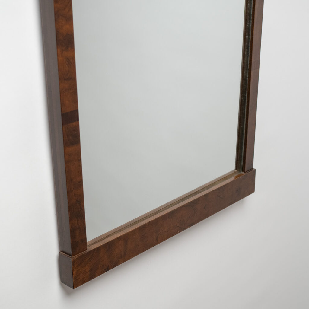 Art Deco Stained Wood Mirror, circa 1930