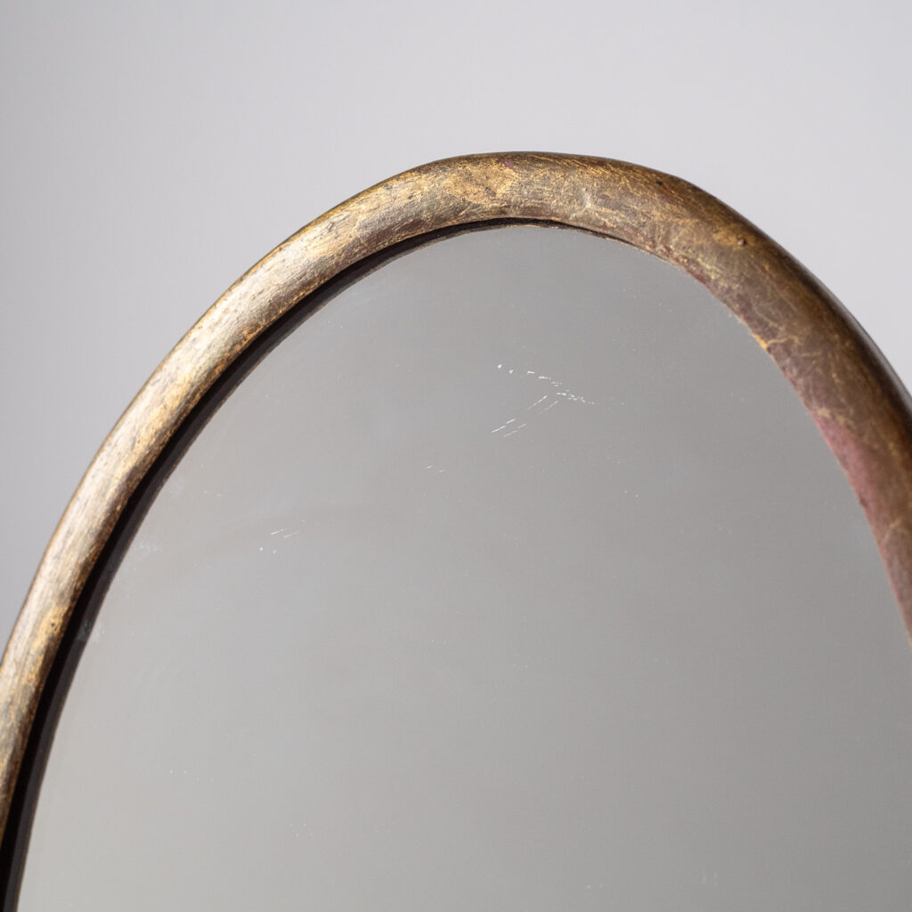 Italian Gilt Iron Vanity Mirror, 1950s