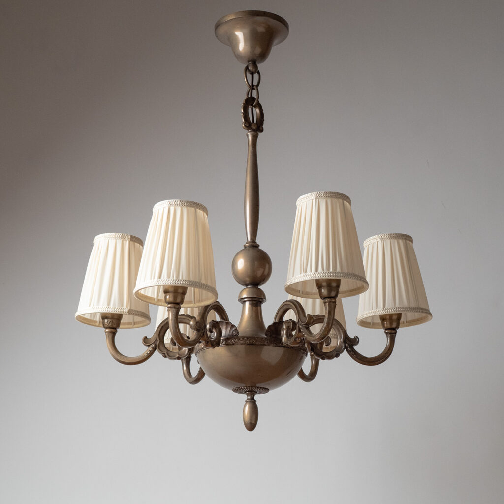 Elis Bergh Swedish Grace Chandelier, 1920s