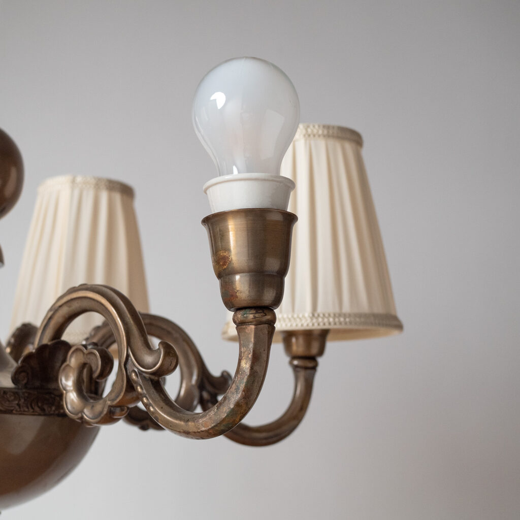 Elis Bergh Swedish Grace Chandelier, 1920s