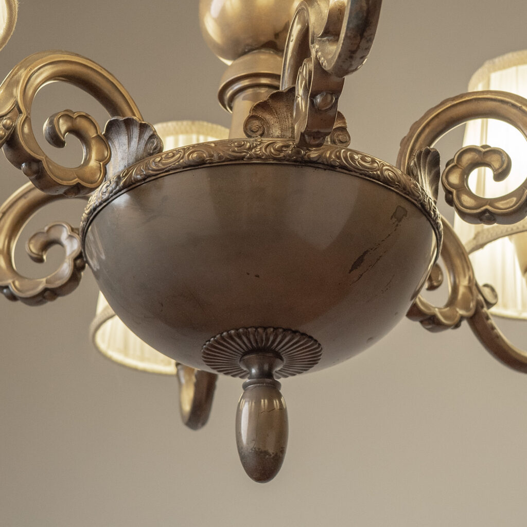 Elis Bergh Swedish Grace Chandelier, 1920s
