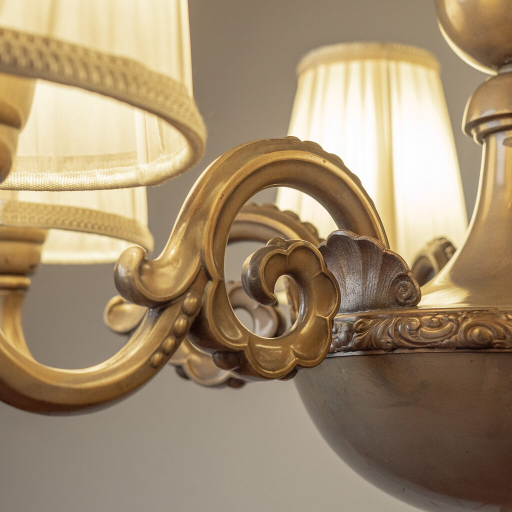 Elis Bergh Swedish Grace Chandelier, 1920s