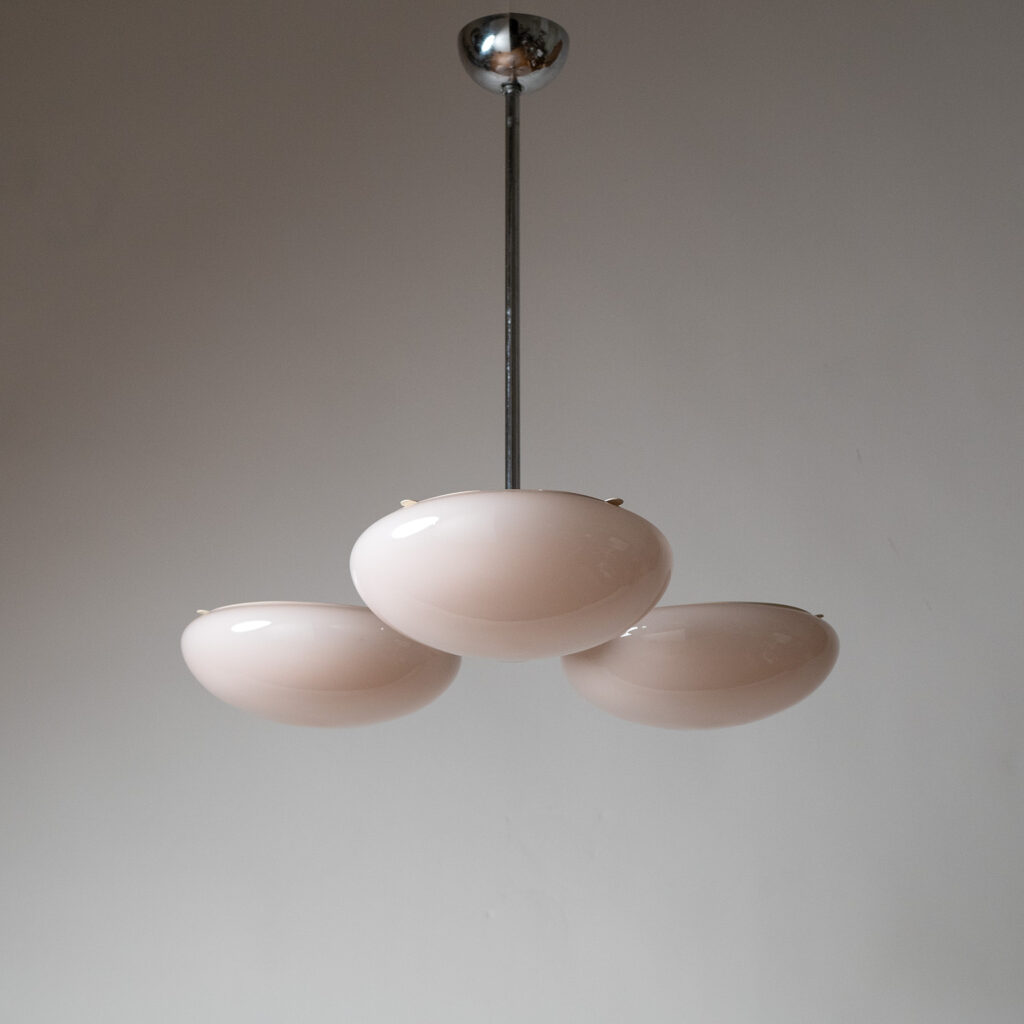 Austrian Modernist Art Deco Chandelier, 1930s