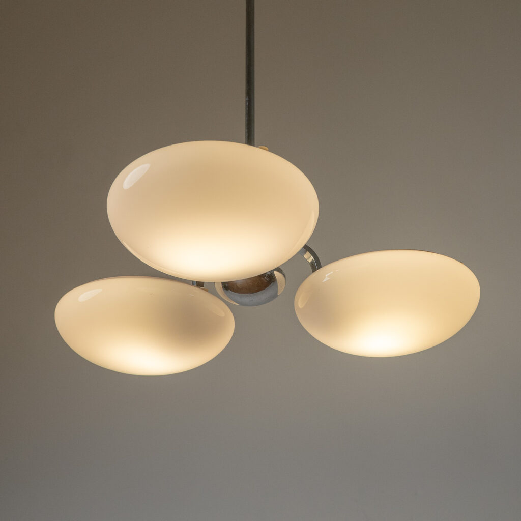 Austrian Modernist Art Deco Chandelier, 1930s