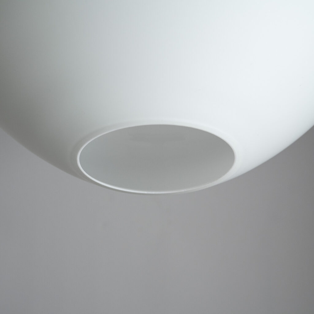 Stilnovo Glass Flush Mount, 1950s