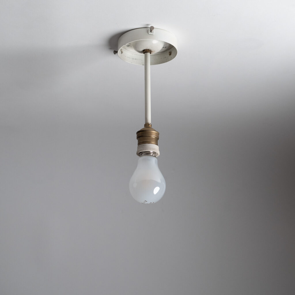 Stilnovo Glass Flush Mount, 1950s