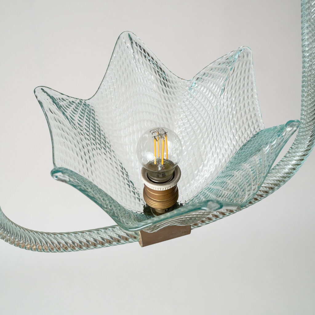Barovier & Toso Murano Glass Pendant, circa 1950