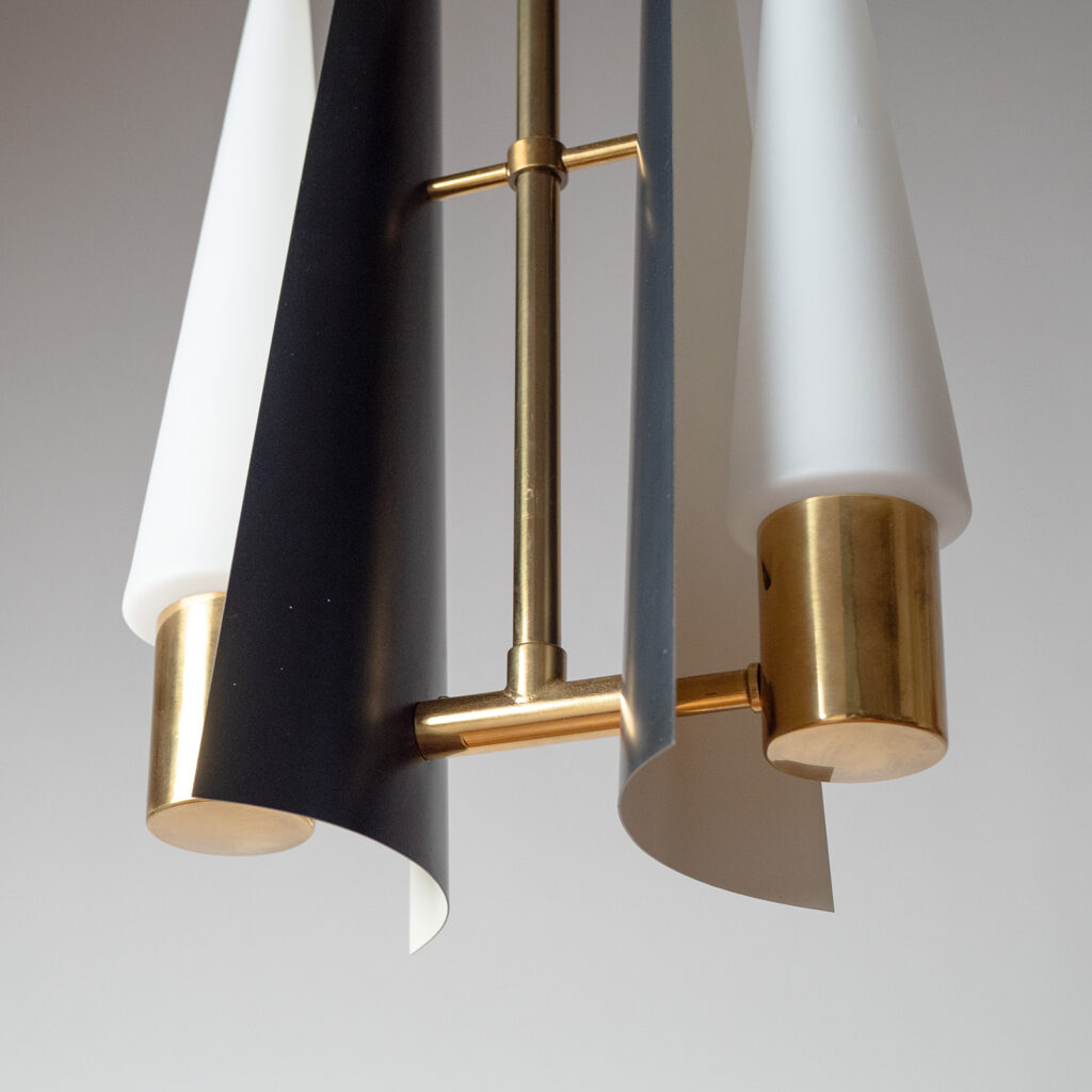 Modernist Two-Arm Pendant By ASEA, circa 1960