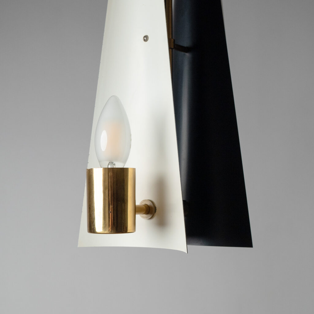 Modernist Two-Arm Pendant By ASEA, circa 1960