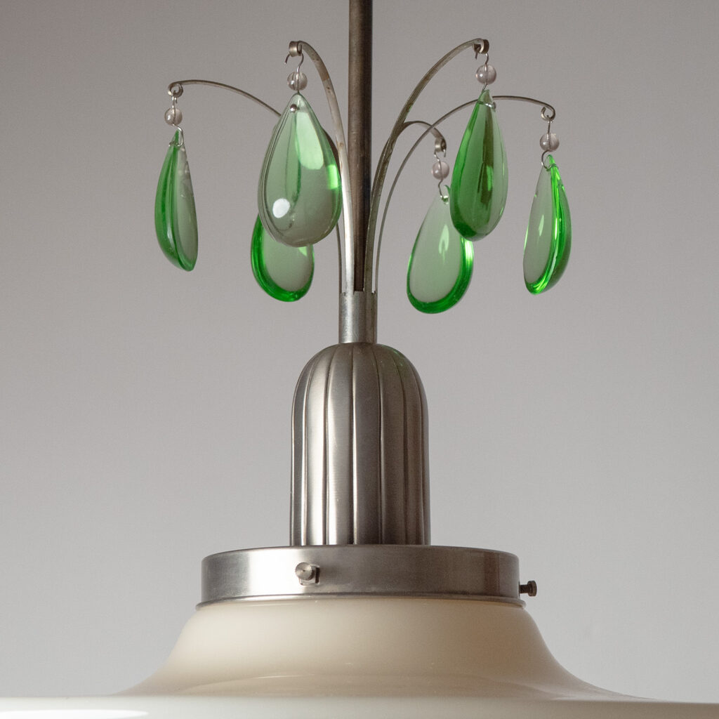 Harald Notini Glass Pendant, Böhlmarks 1935