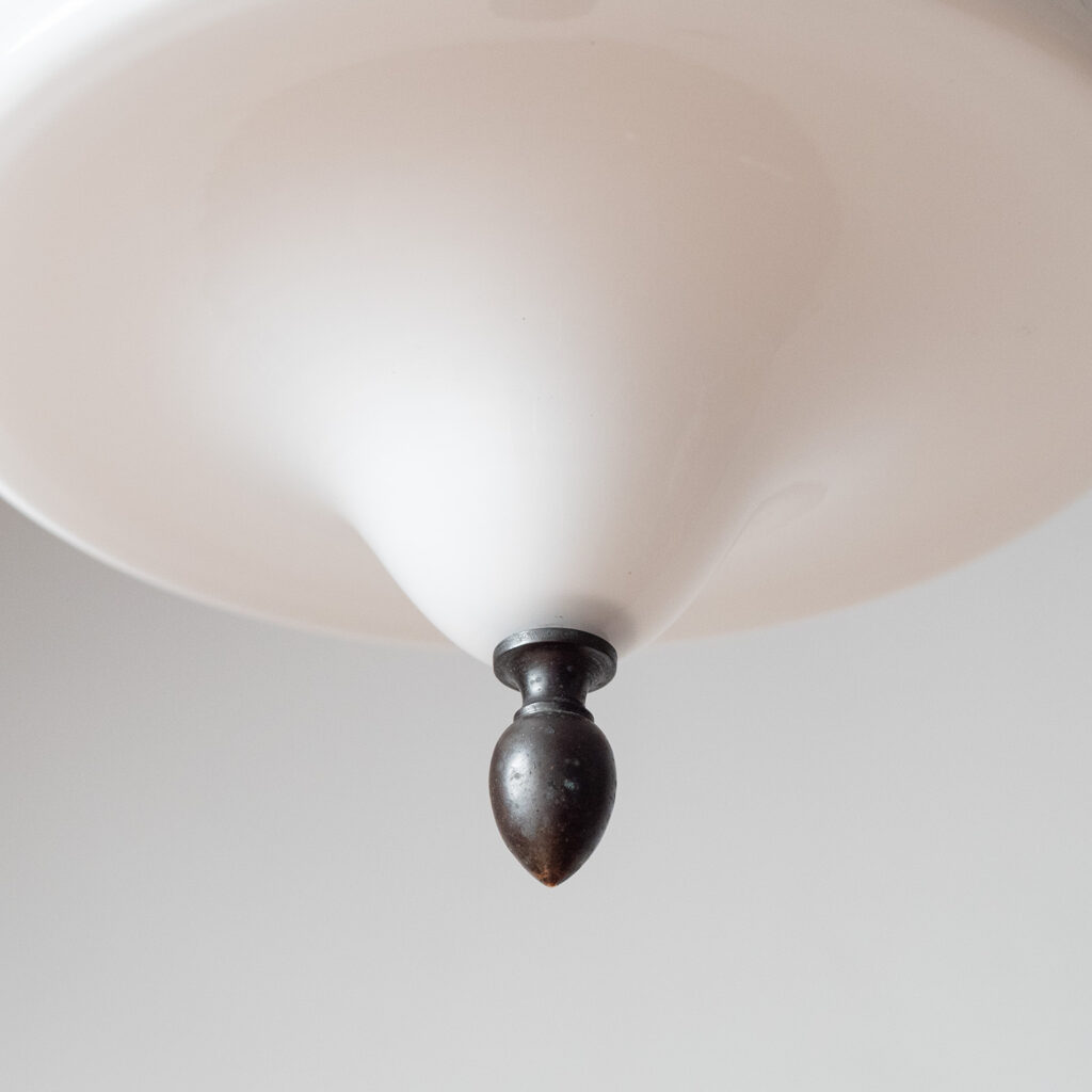 Böhlmarks Patinated Brass Pendant, circa 1930