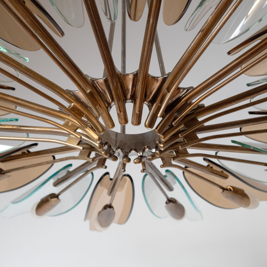 Max Ingrand "Dahlia" Chandelier, circa 1955
