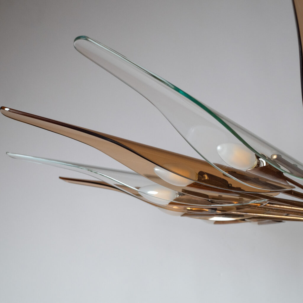 Max Ingrand "Dahlia" Chandelier, circa 1955