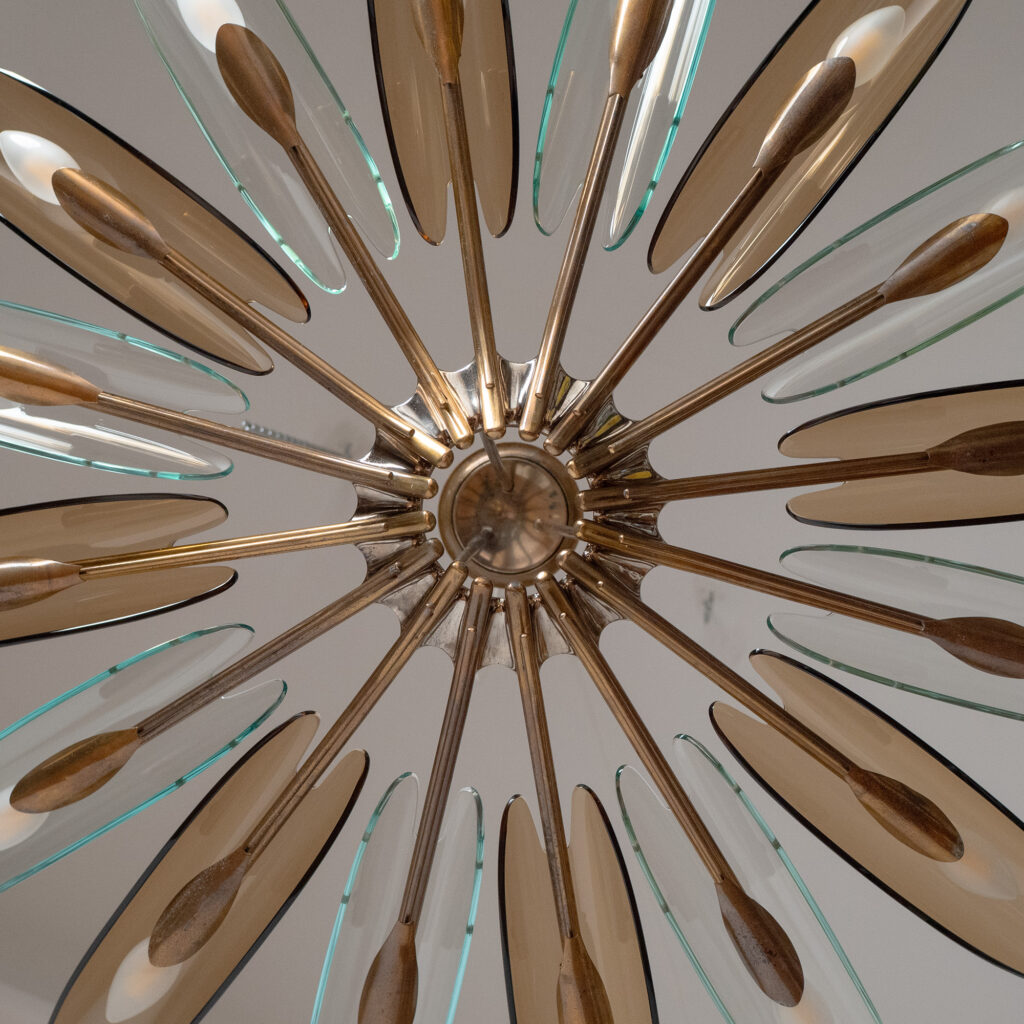 Max Ingrand "Dahlia" Chandelier, circa 1955