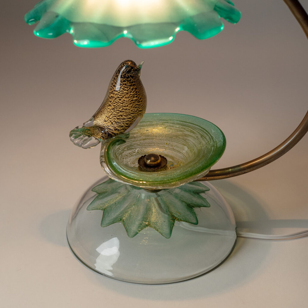 Murano Glass Table Lamp, 1950s