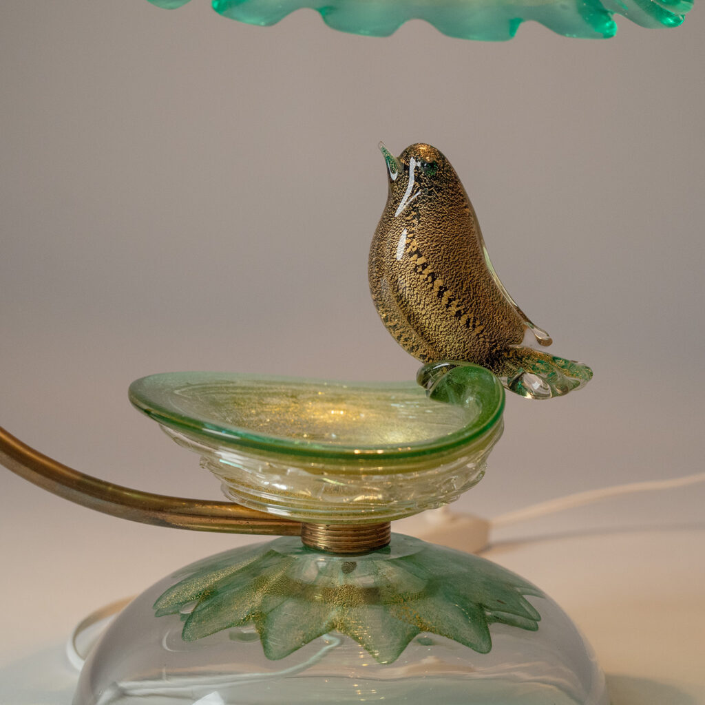Murano Glass Table Lamp, 1950s
