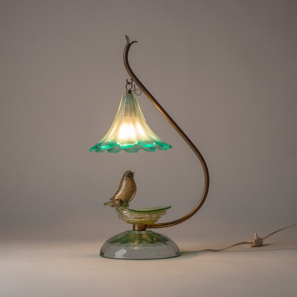 Murano Glass Table Lamp, 1950s
