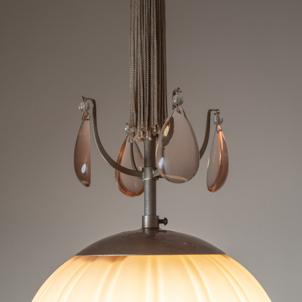Harald Notini Glass Pendant, Böhlmarks 1936