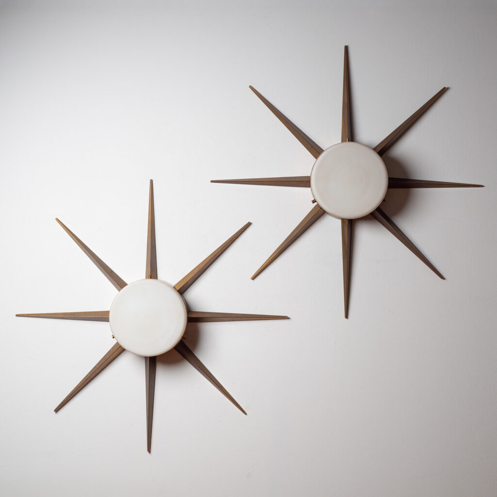 Gio Ponti Wall Or Ceiling Lights, circa 1960