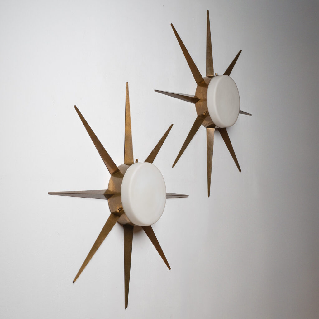 Gio Ponti Wall Or Ceiling Lights, circa 1960