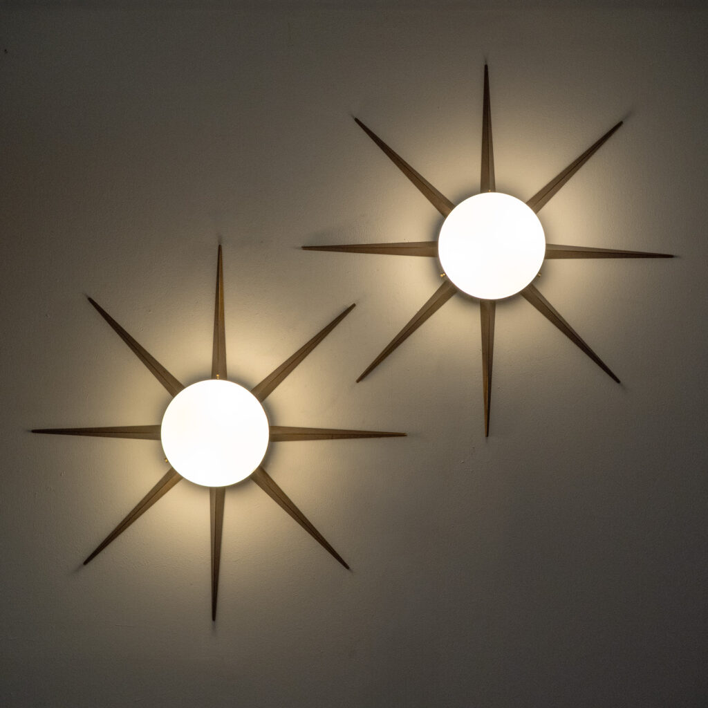 Gio Ponti Wall Or Ceiling Lights, circa 1960