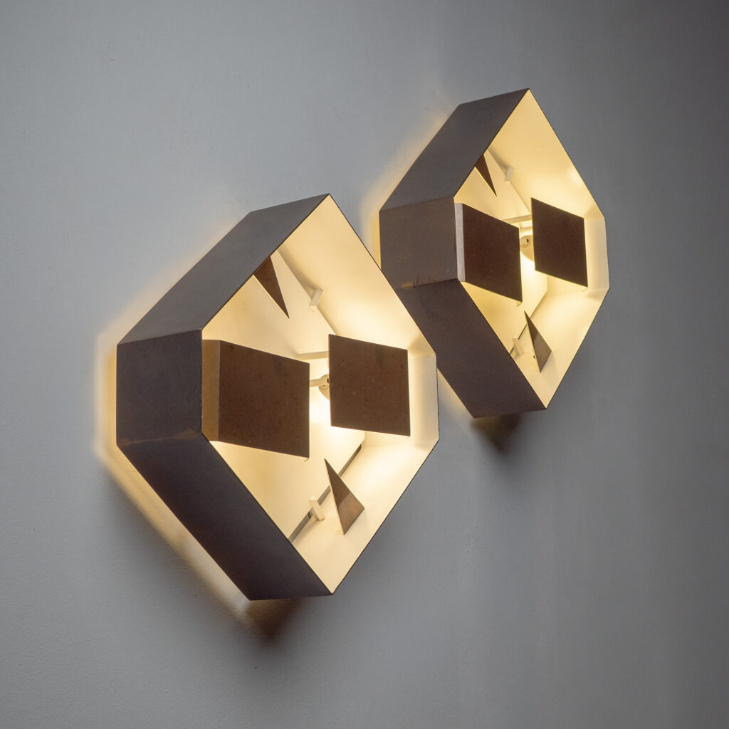 Gio Ponti Wall Lights, circa 1957