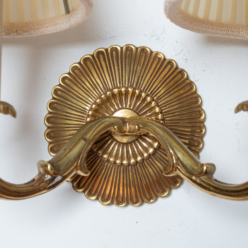 Bröderna Malmströms Brass Wall Lights, 1950s