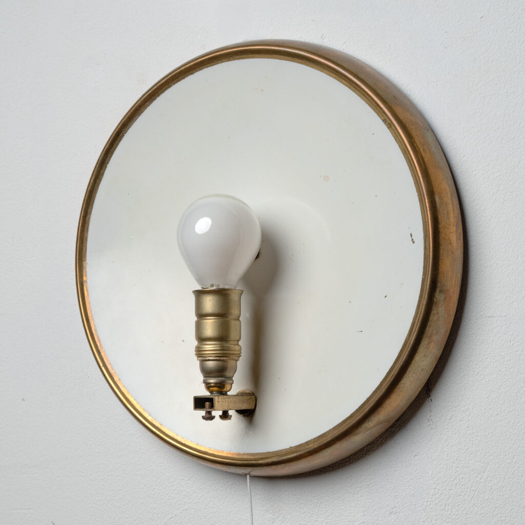 German Brass Sconces, 1950s
