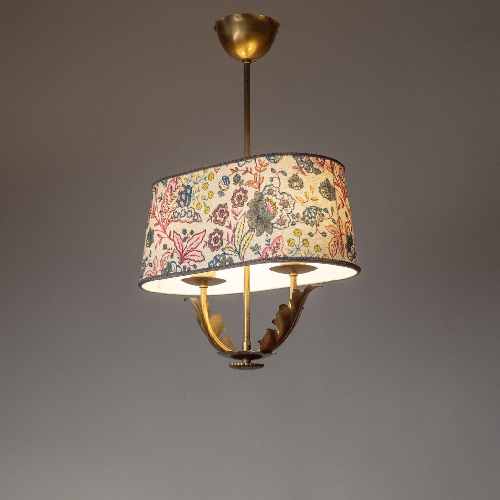 Christian Bergh Two-Arm Pendant, 1940s