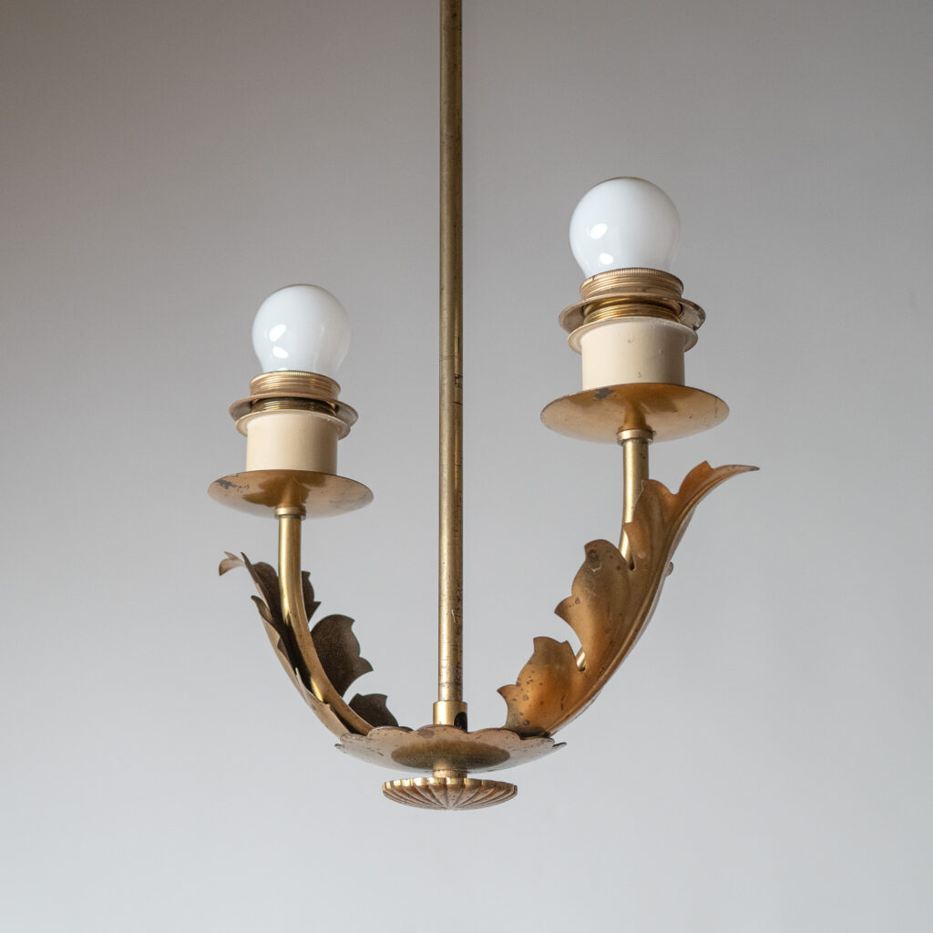 Christian Bergh Two-Arm Pendant, 1940s