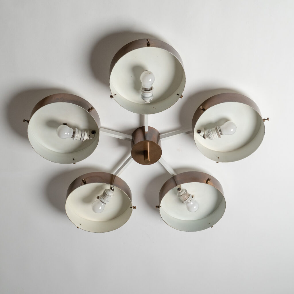 Gio Ponti Ceiling Light, circa 1960