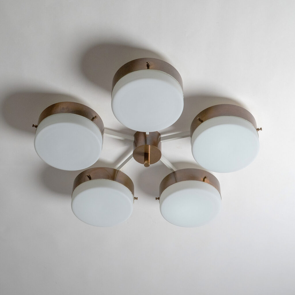 Gio Ponti Ceiling Light, circa 1960