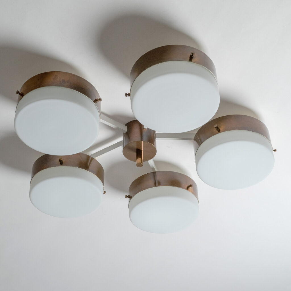 Gio Ponti Ceiling Light, circa 1960