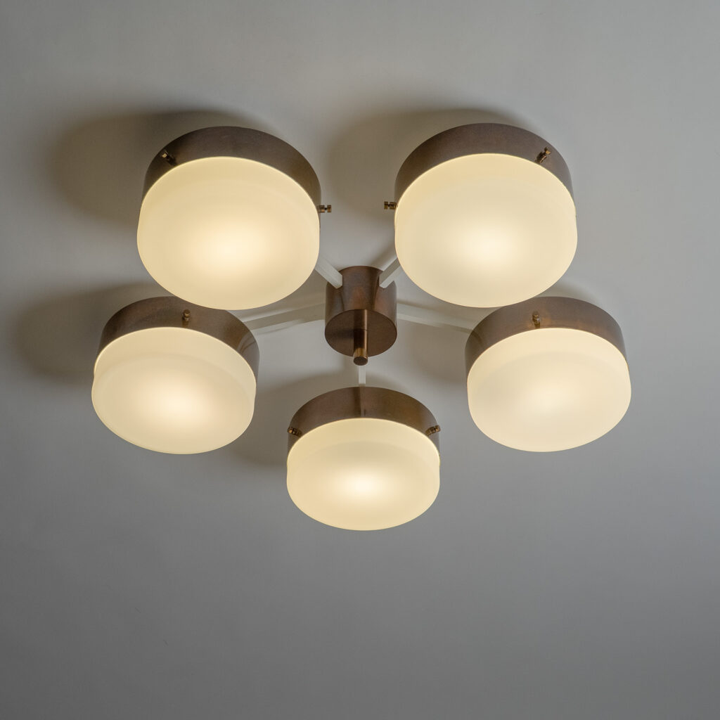 Gio Ponti Ceiling Light, circa 1960