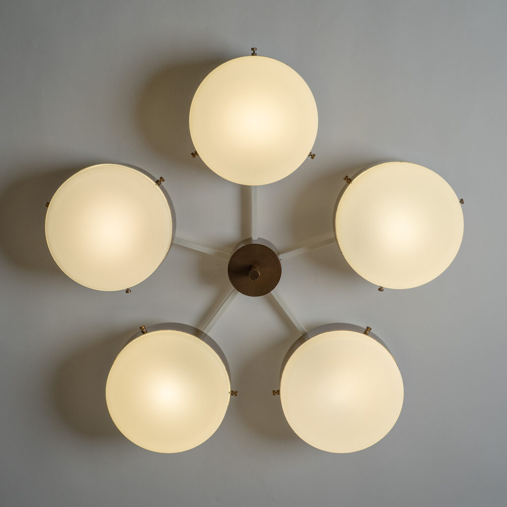 Gio Ponti Ceiling Light, circa 1960