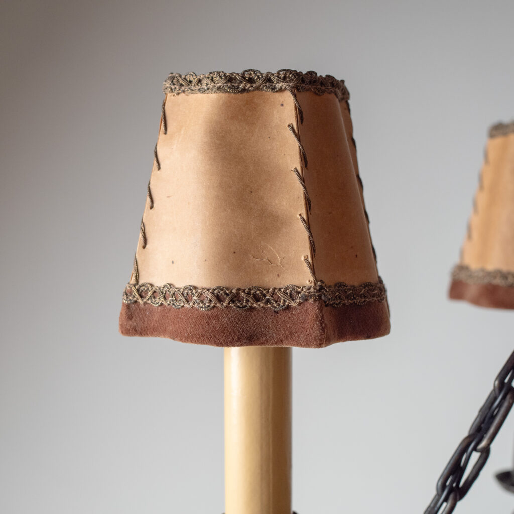 Swedish Iron And Glass Lantern, 1930s