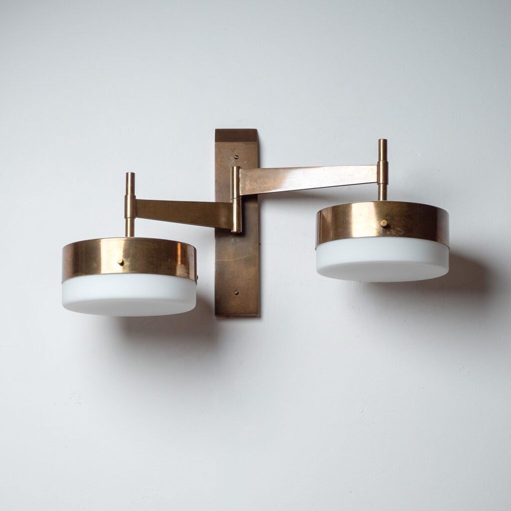Large Gio Ponti Wall Light, circa 1960