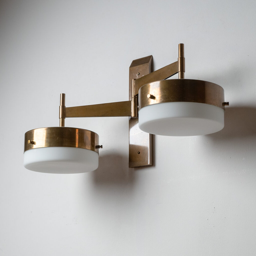 Large Gio Ponti Wall Light, circa 1960
