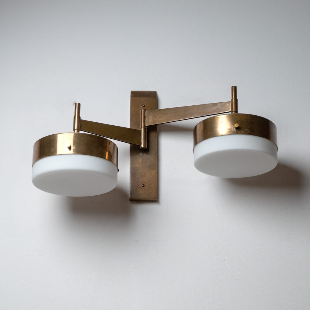 Large Gio Ponti Wall Light, circa 1960