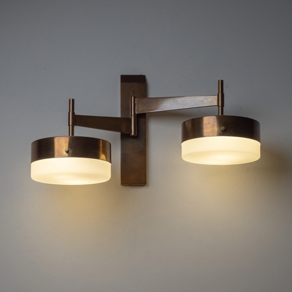 Large Gio Ponti Wall Light, circa 1960