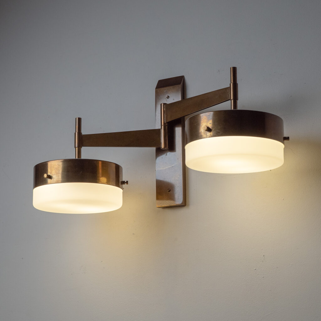 Large Gio Ponti Wall Light, circa 1960